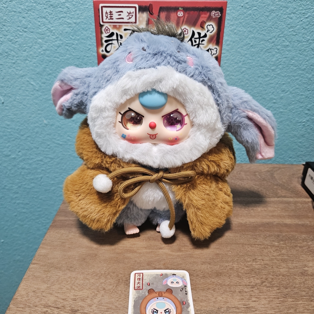 Baby Three I'm Not a Warrior Donkey Capybara